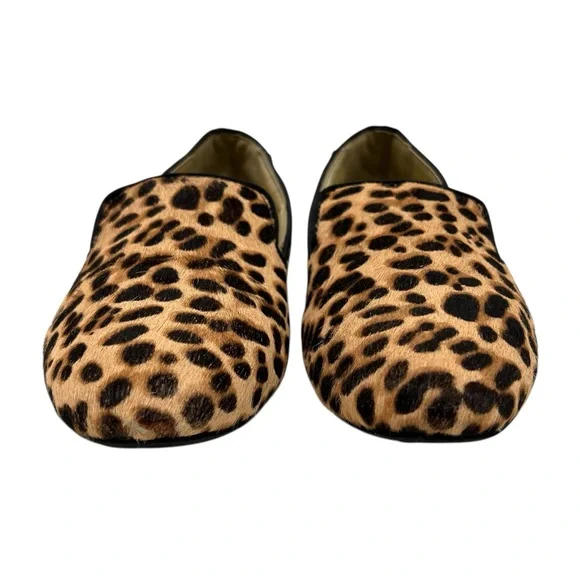 Birdies The Starling Cheetah Print Calf Hair Slip On Loafer Flats Women’s 6.5 - Picture 3 of 14